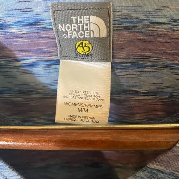 The North Face Women Long Sleeve Blue Blouse Sz M - Picture 3 of 5